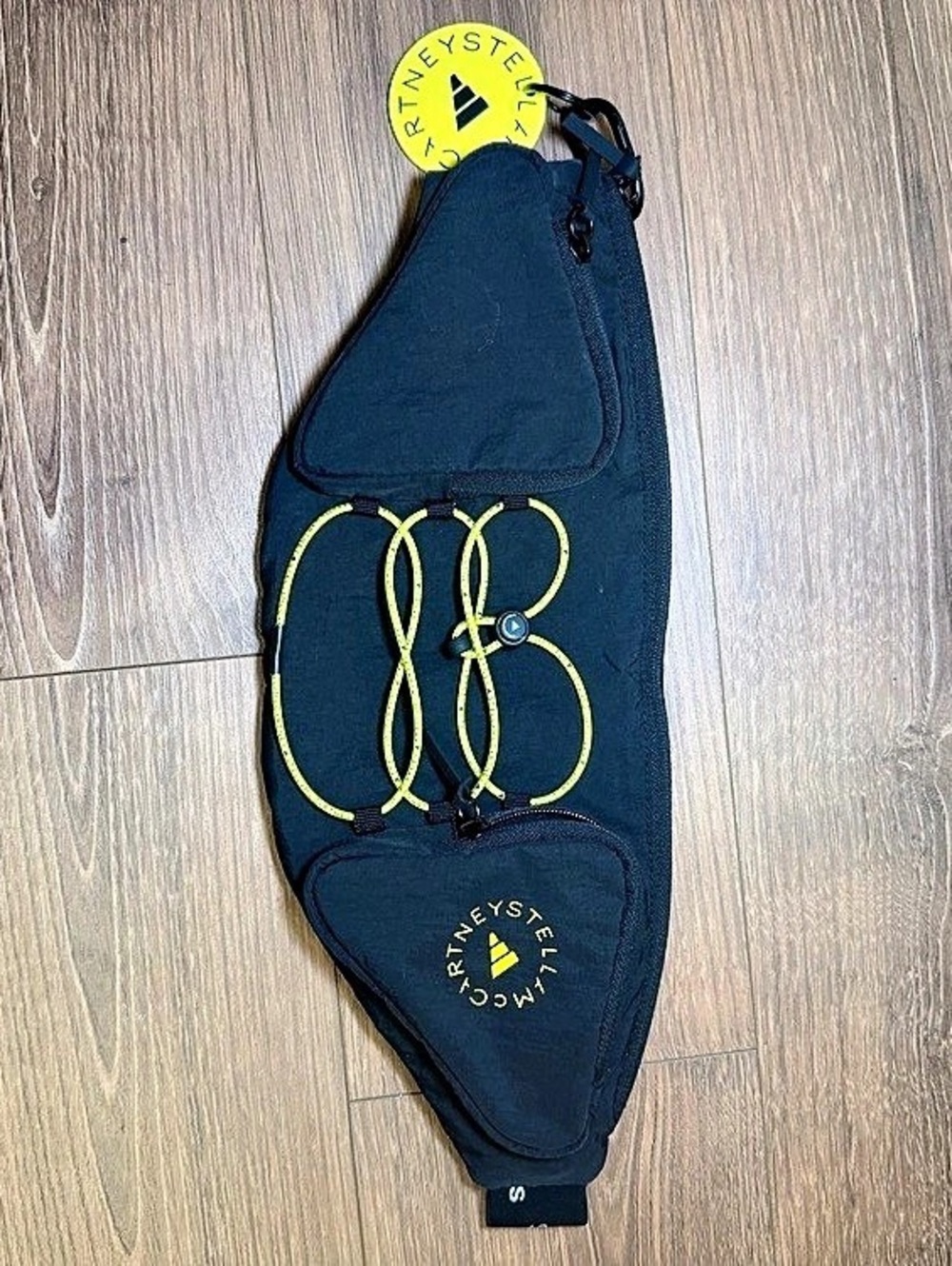 Adidas x STELLA MCCARTNEY
 Waist Bag in Black & Green Like New